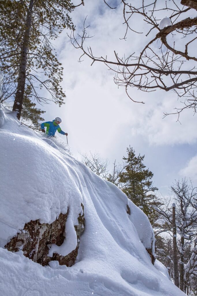 Skiing on Mount Bohemia
