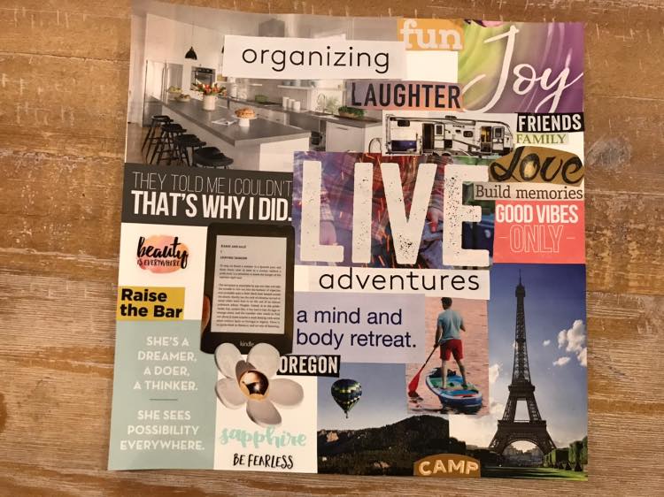 vision board