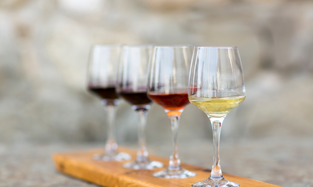 Red Wing, Minnesota wine flight