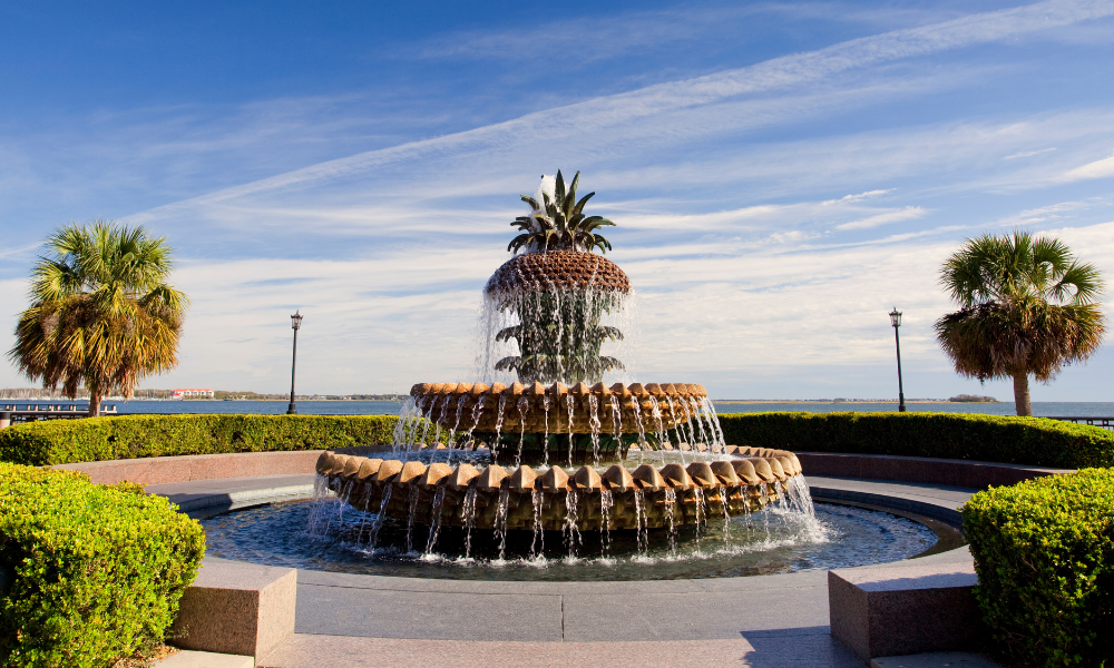Pineapple Fountain in Charleston