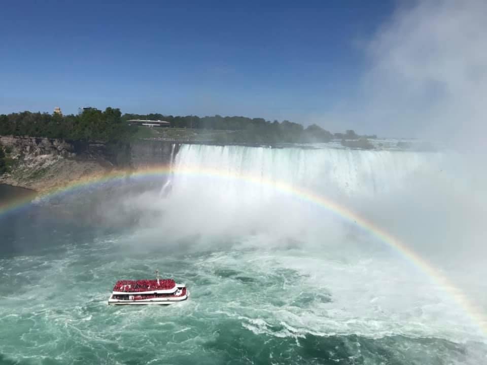 Visiting Niagara Falls with family